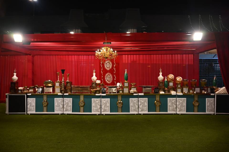 Catering setup