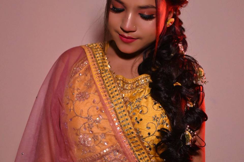 Haldi Makeup