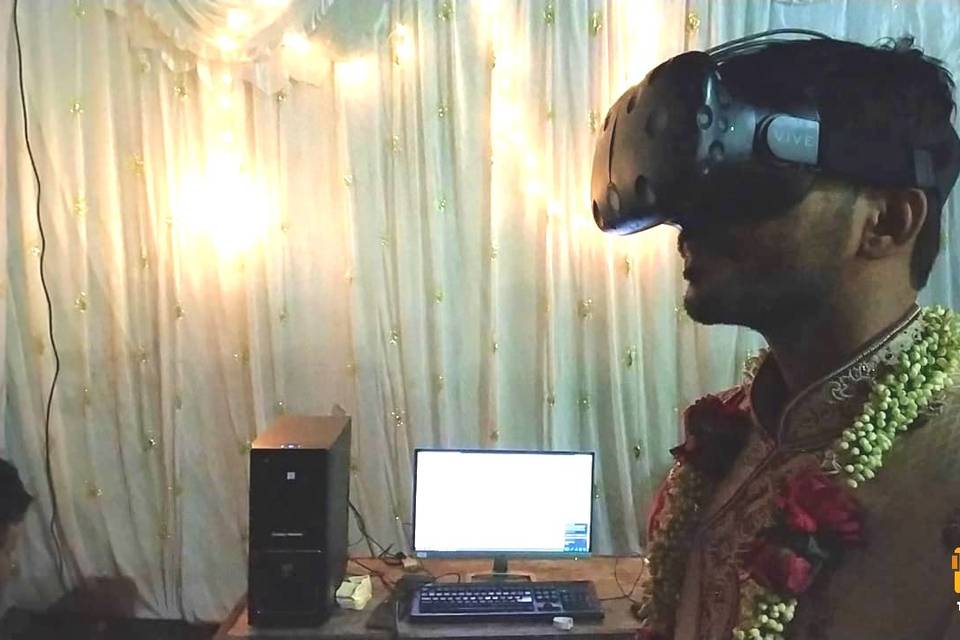 VR in wedding.