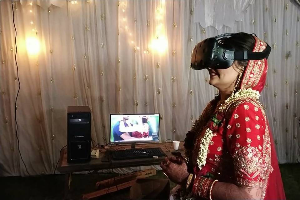 Coolest bride VR tour.