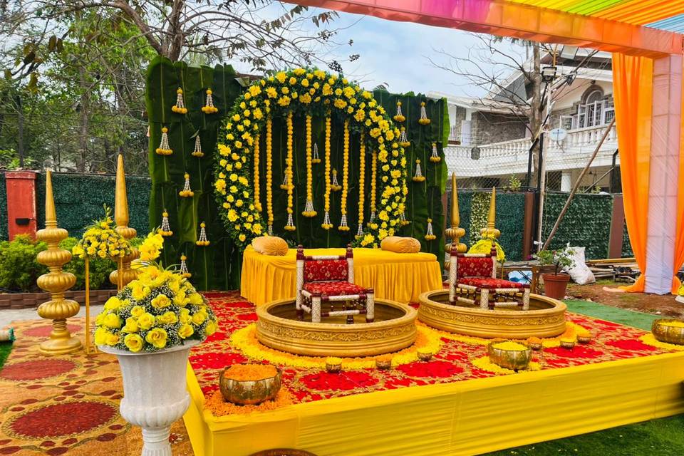 Haldi decor