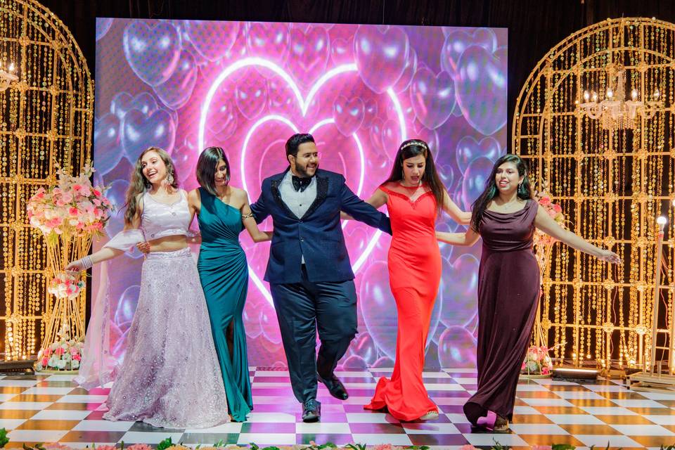 Kanika & Aakash Sangeet