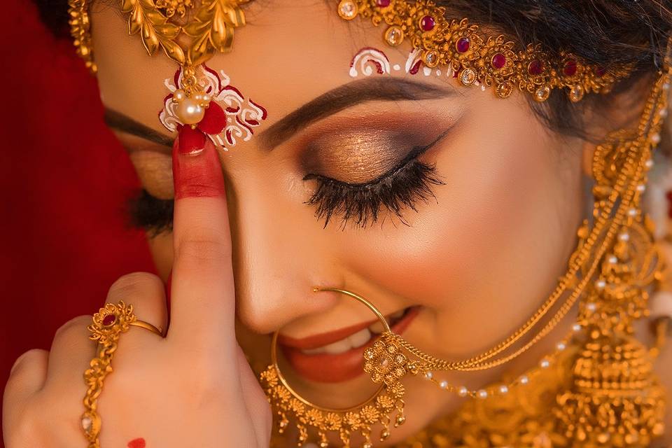 Bridal makeup