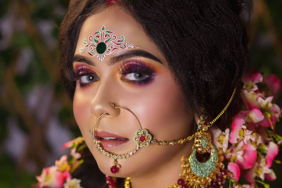 Bridal makeup