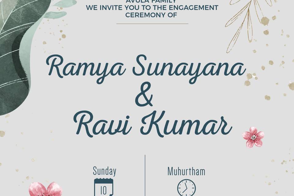 Wedding invite