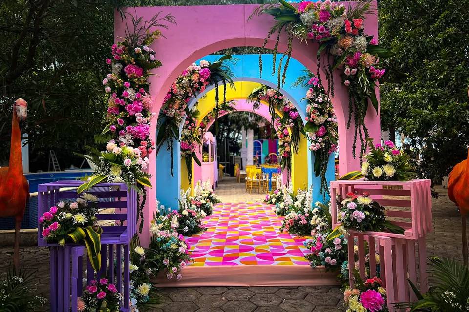 Welcome arch