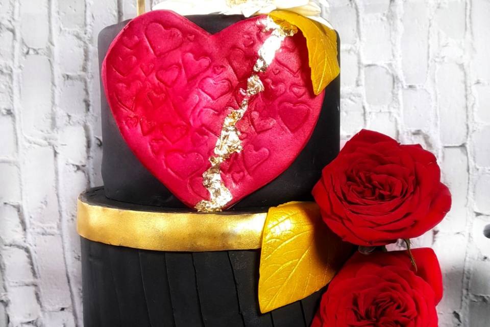 Be my valentine cake