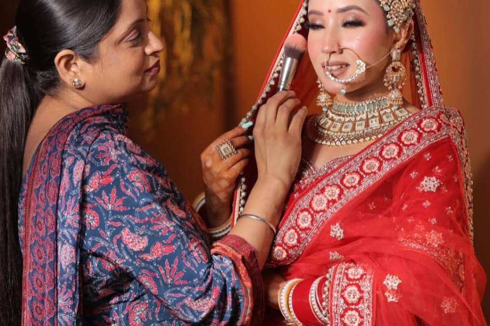 Bridal makeup