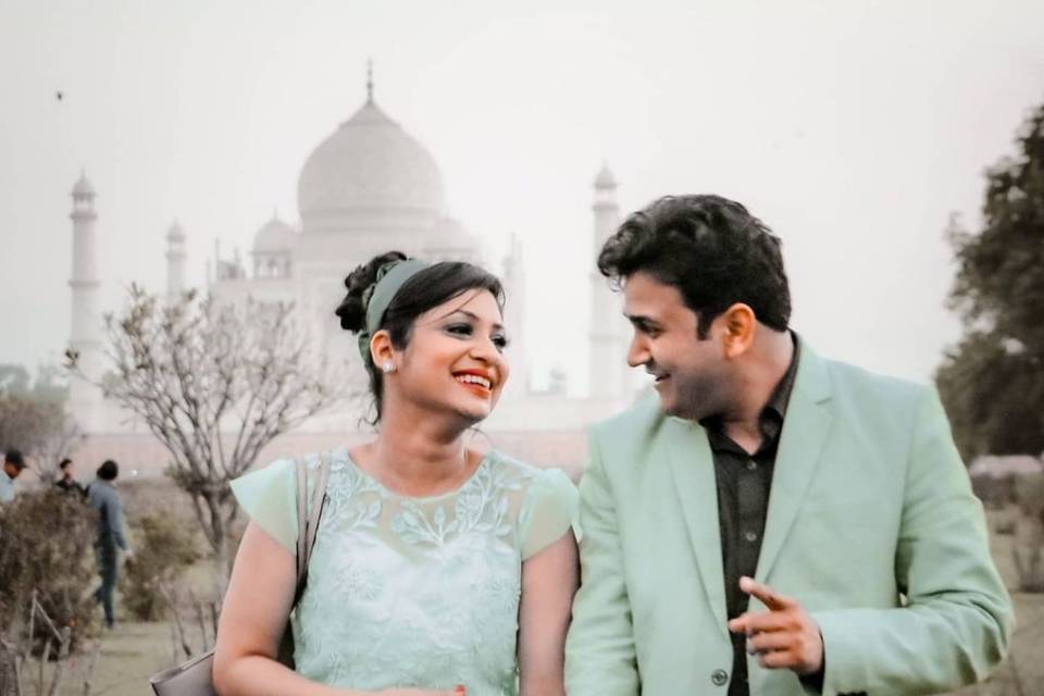 Pre wedding in Taj Mahal