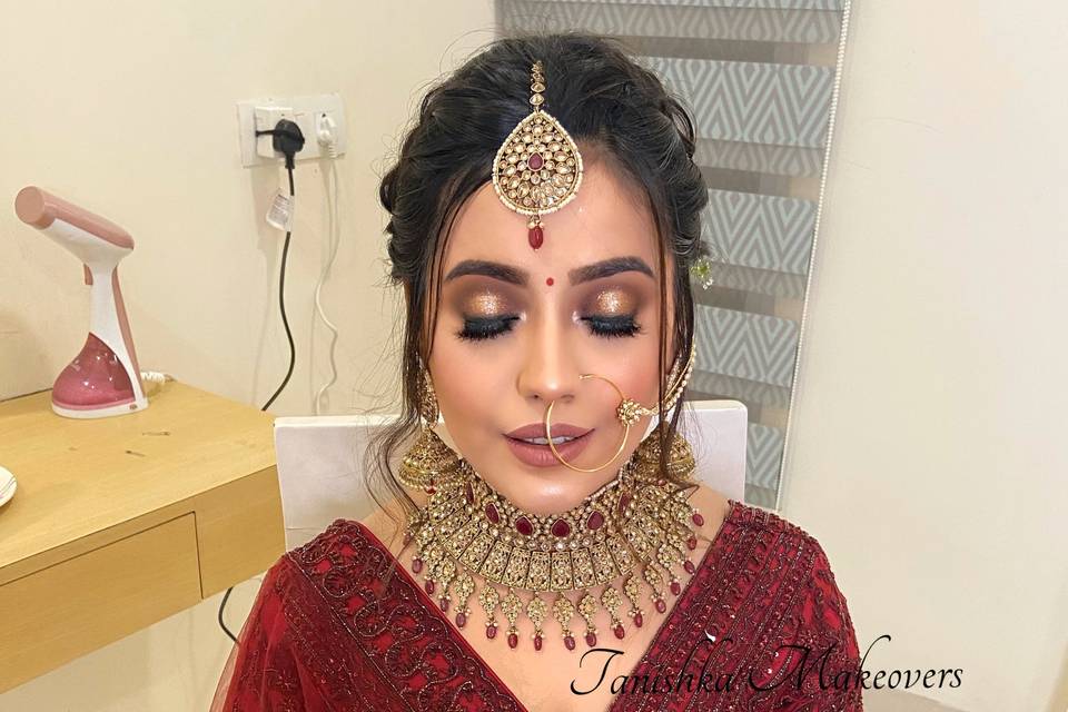 Indian bride makeup💗💗