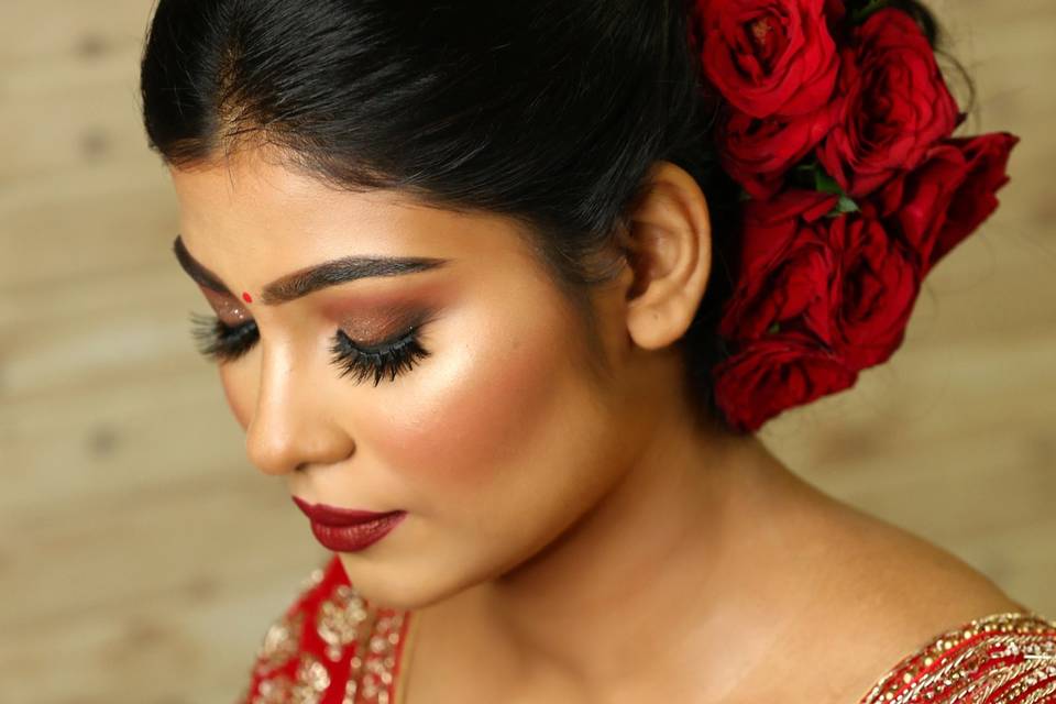 HD makeup bride