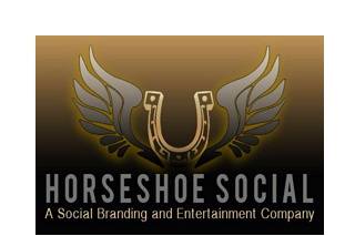 Horse shoe social logo
