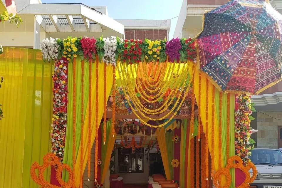 Haldi decor