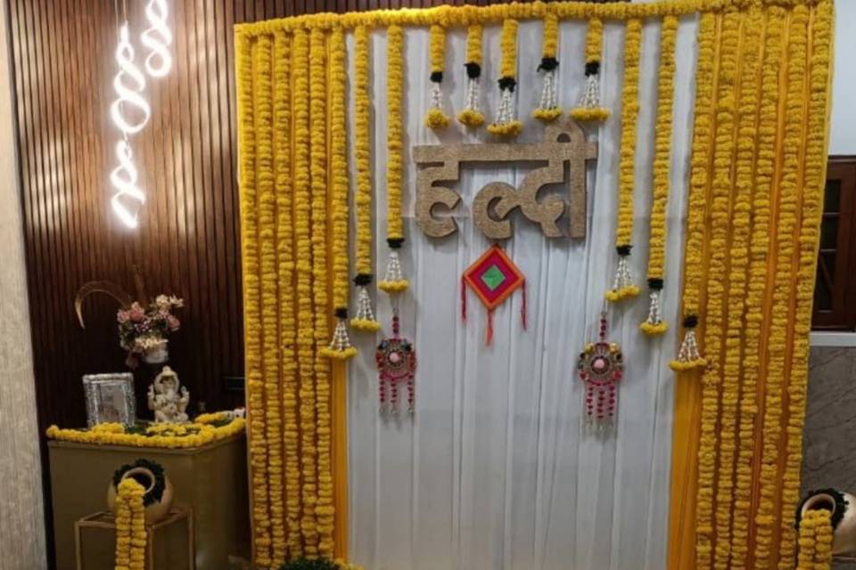 Haldi Decoration