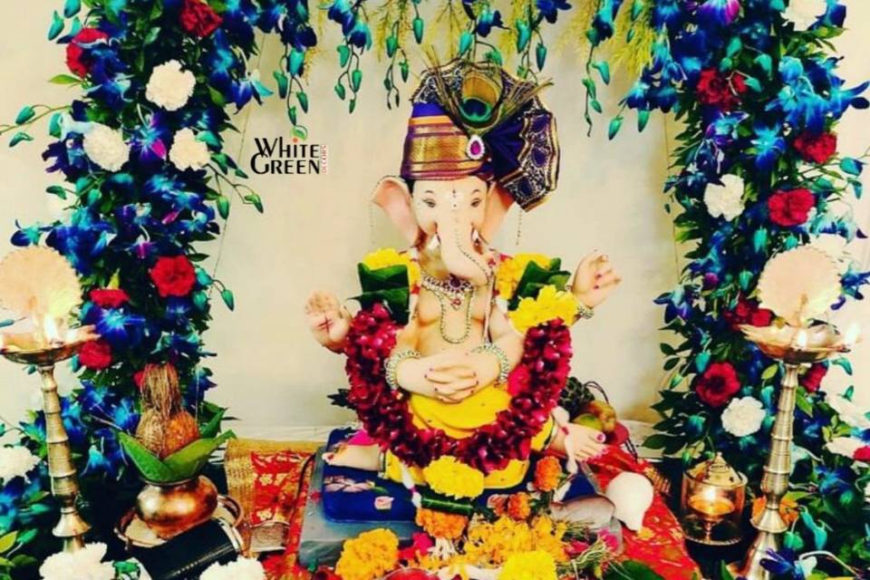 Ganesh Pooja Decoration