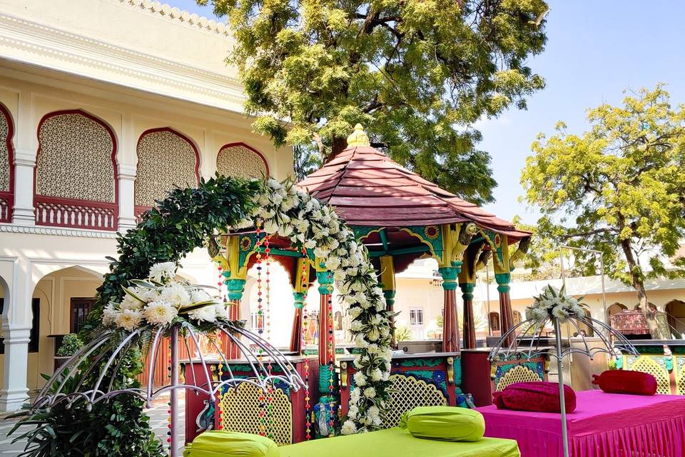 Mehendi Backdrop