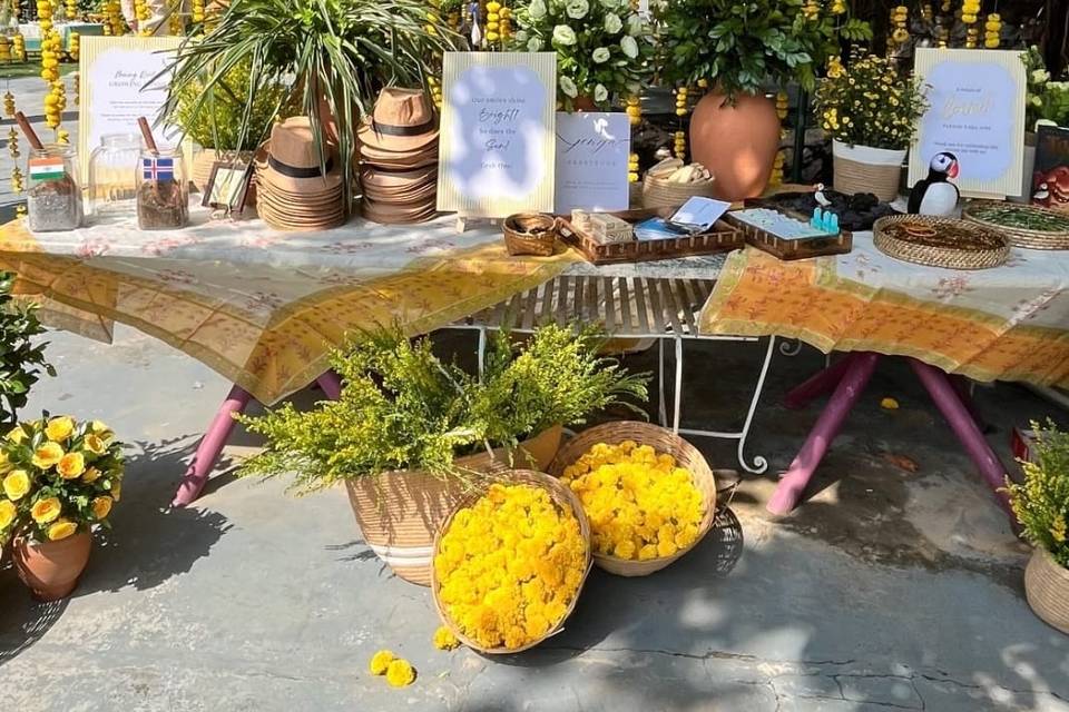 Haldi decor