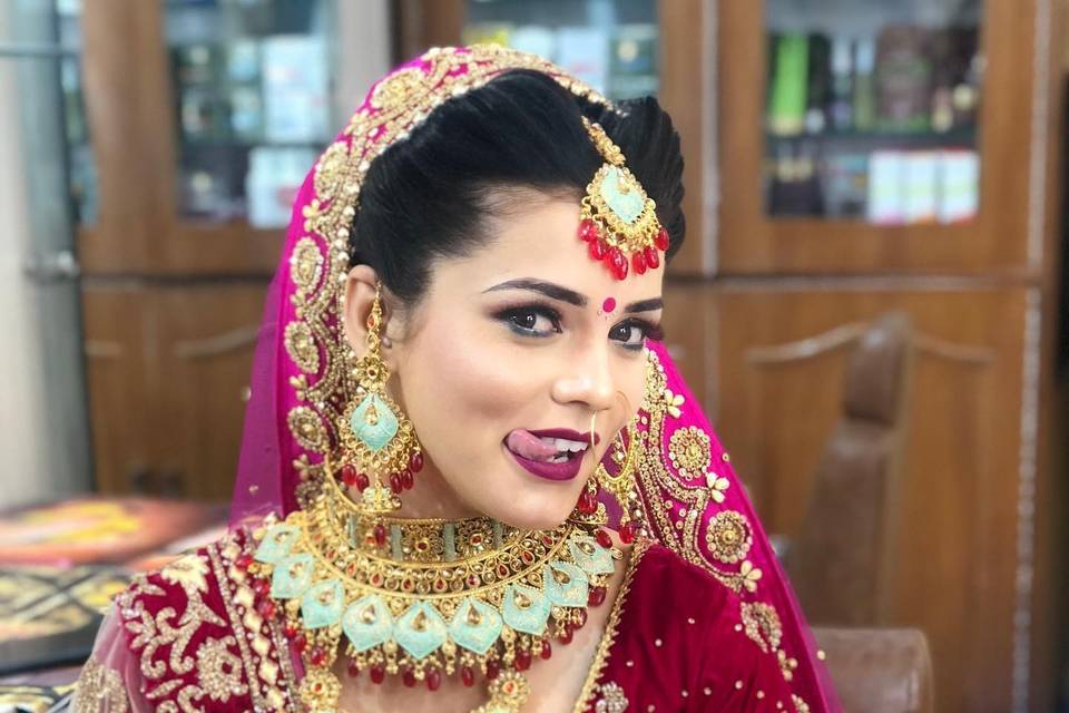 Bridal makeup