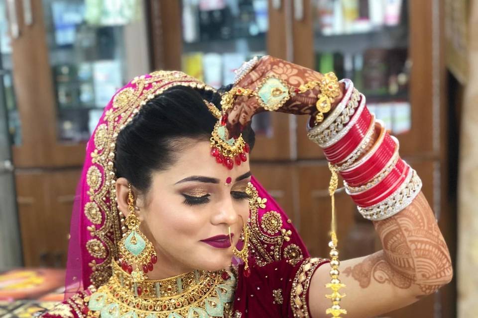 Bridal makeup