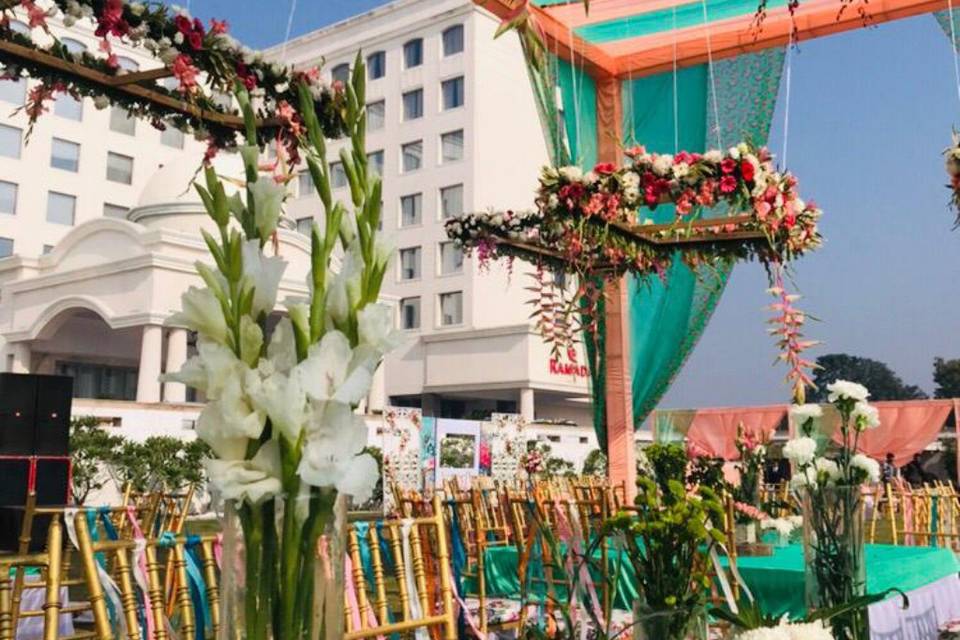 Mehendi Seating Ambience