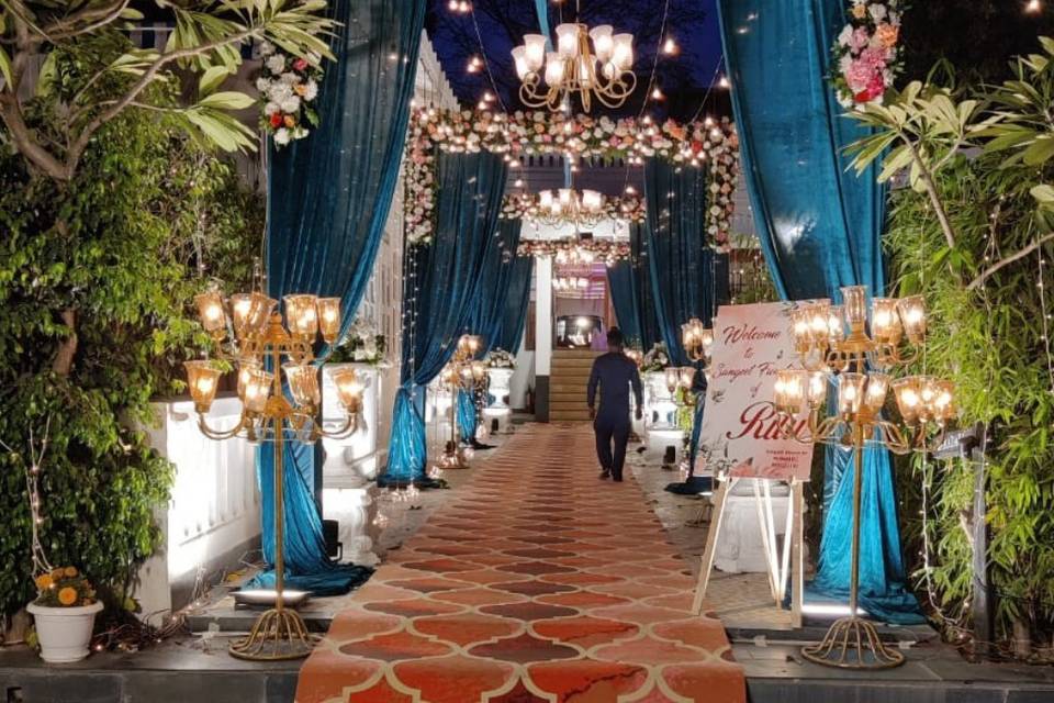 Sangeet Entrance Decor