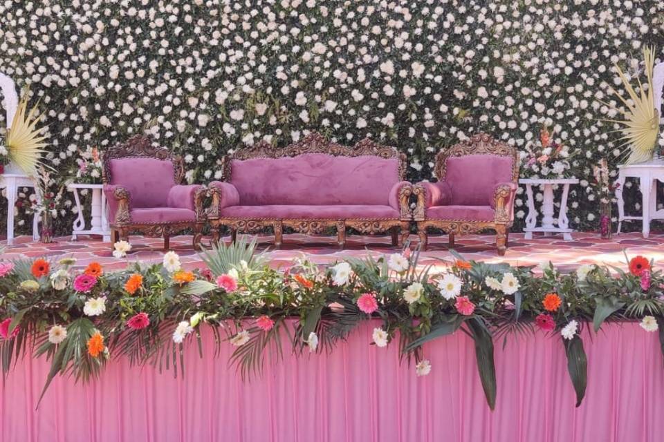 Reception Stage Decor