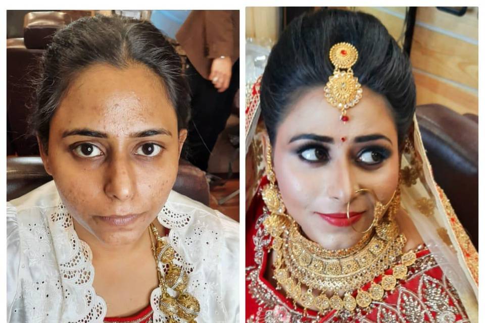 Bridal makeup