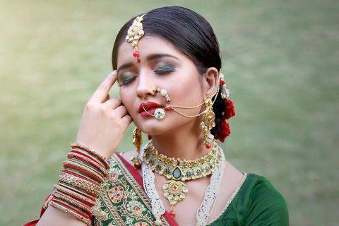 Bridal makeup