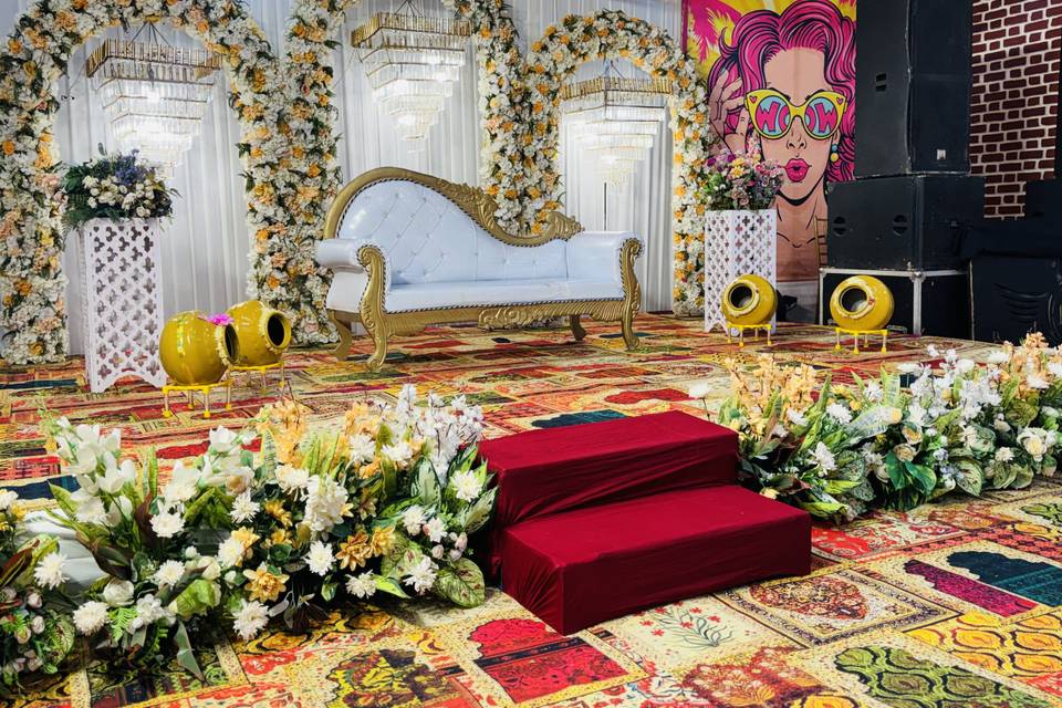 INDOR HALL WEDING DECOR