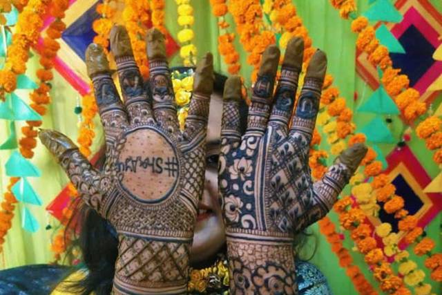 sharechat mehndi design #Sundar mehandi mehandi design Images • Kajal  kumari (@467122445k) on ShareChat