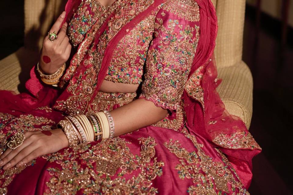 Bridal look