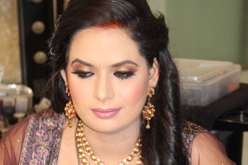 Bridal makeup