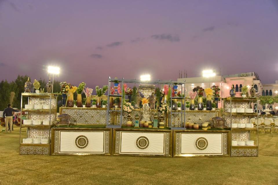Catering setup