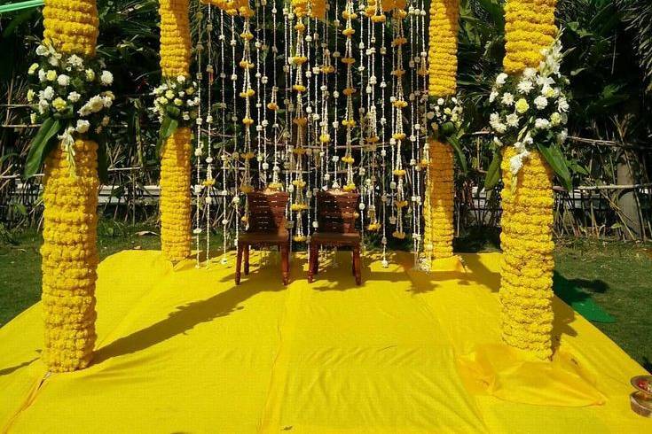 Haldi decor