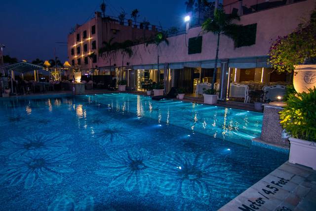 Poolside