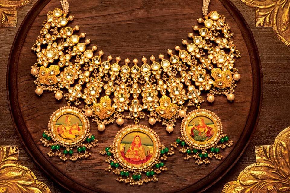 tanishq gold necklace designs with price