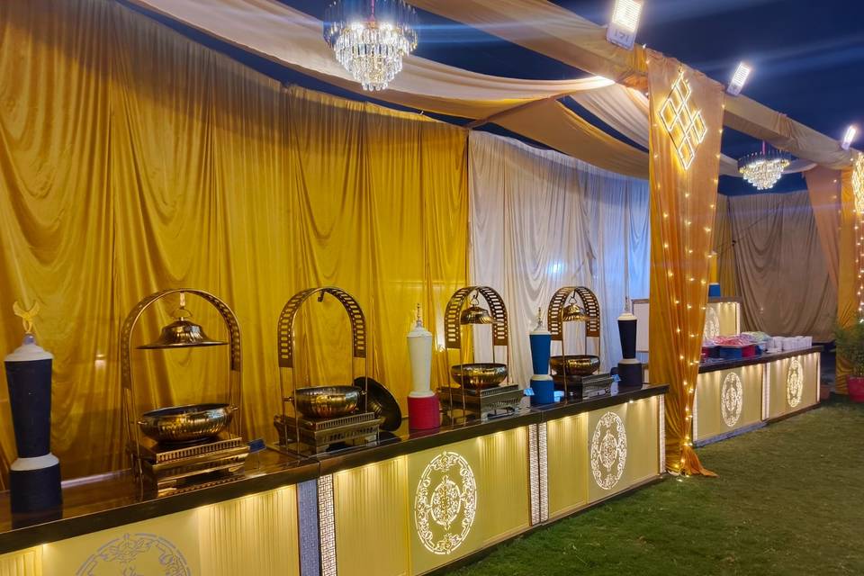 Catering setup