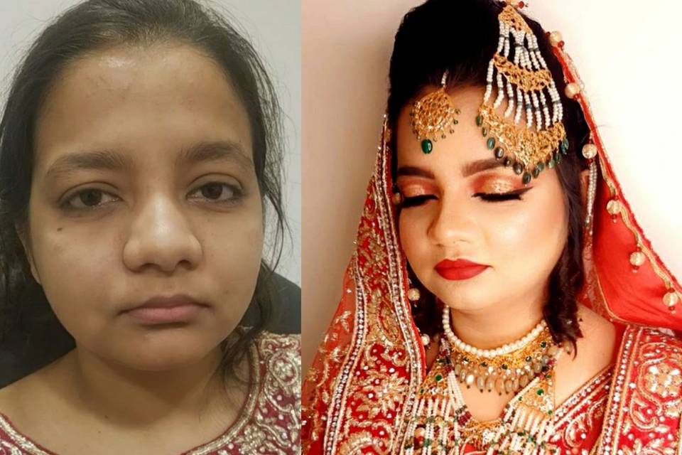 Bridal makeup