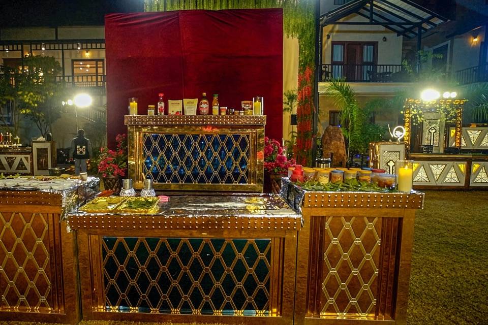 Catering setup