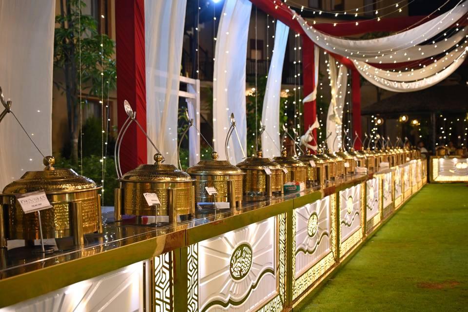 Catering setup
