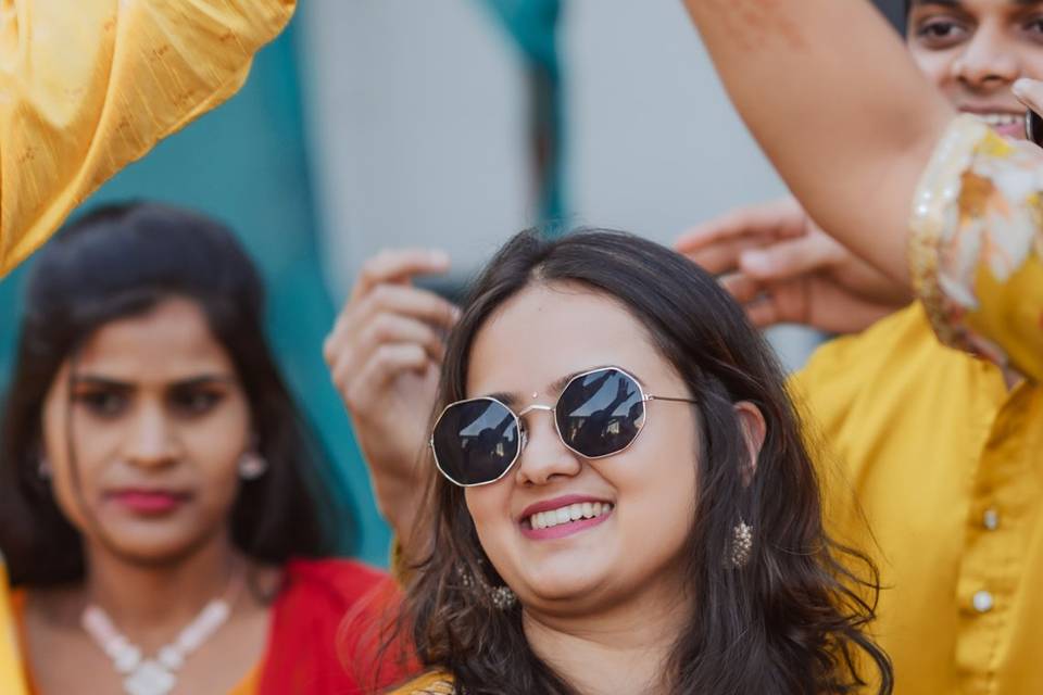 Haldi : Candid