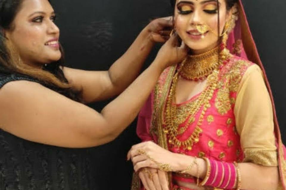 Bridal makeup