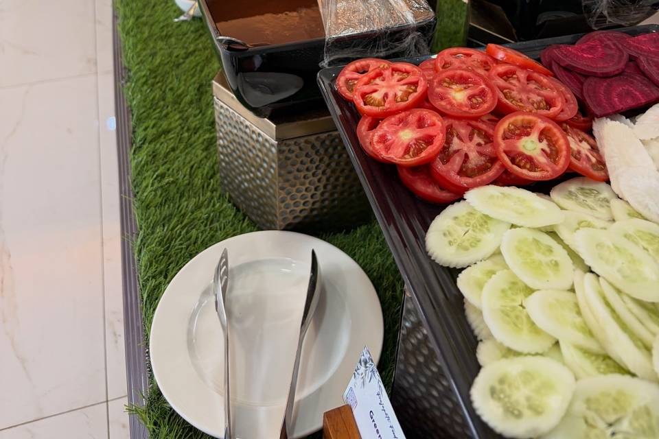 Catering setup