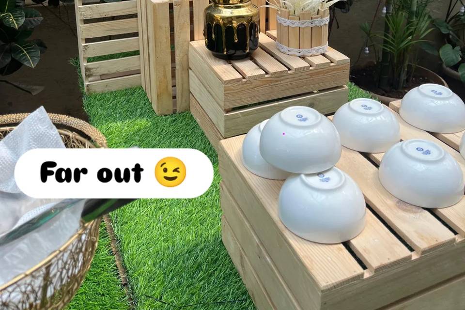 Catering setup