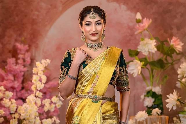 Zari Kanchipuram Tissue Saree