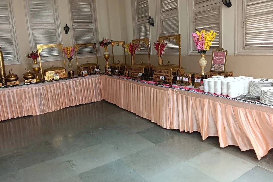 Catering setup
