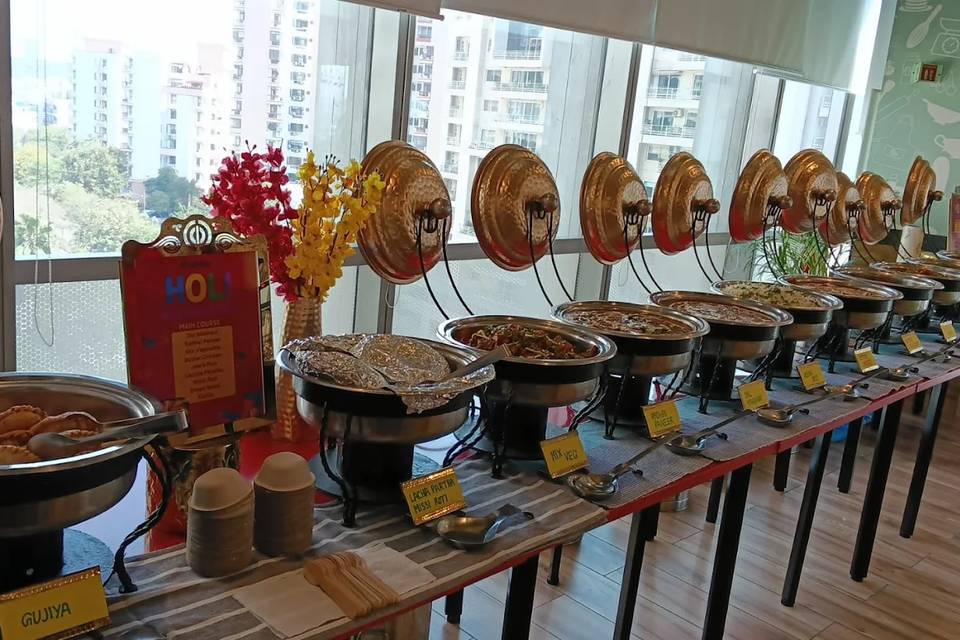 Catering setup