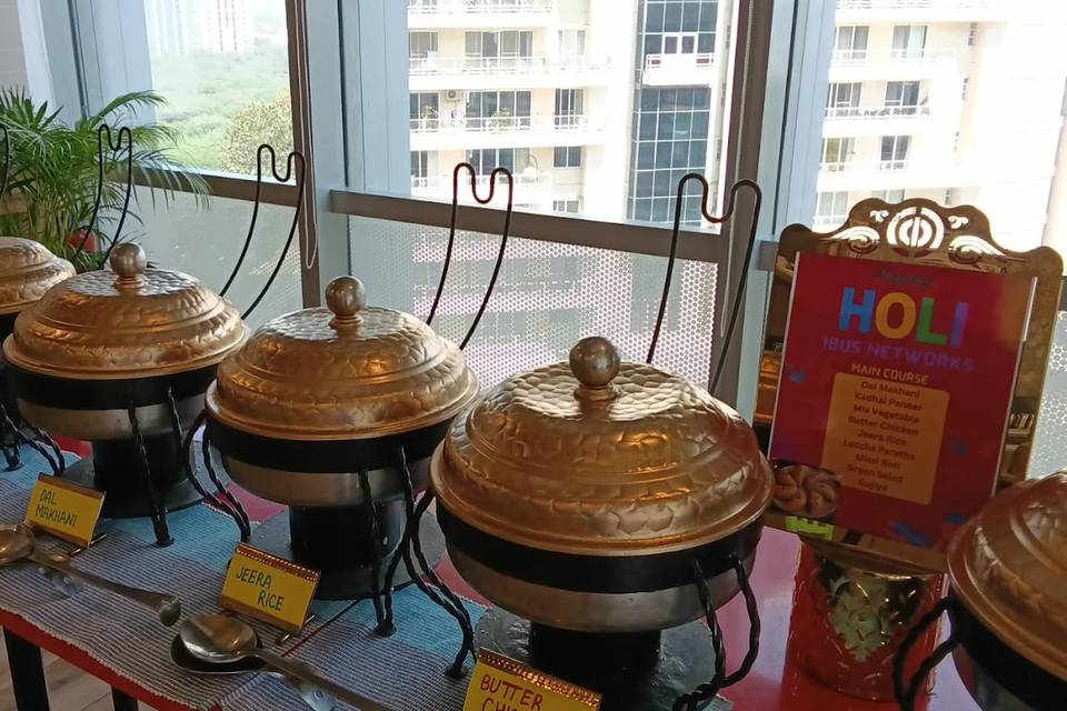 Catering setup