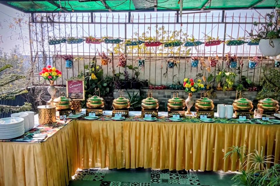 Catering setup