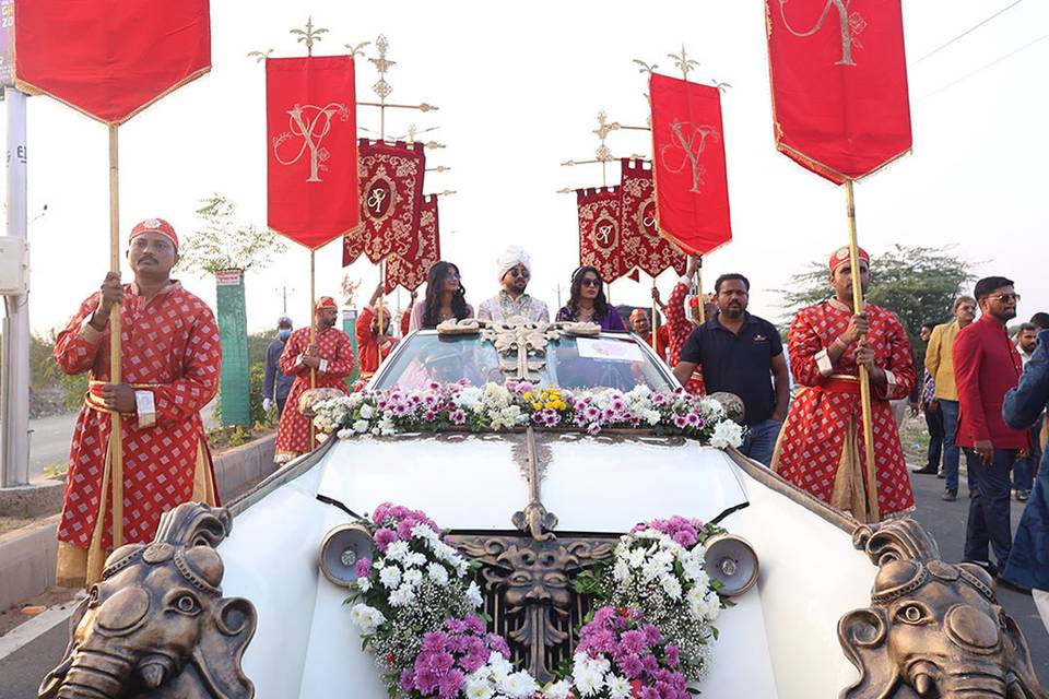Groom's entry